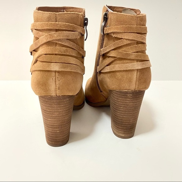 Michael Shannon Kelsey Tan Suede Ankle Boot 11 Chelsea Western - Picture 7 of 14